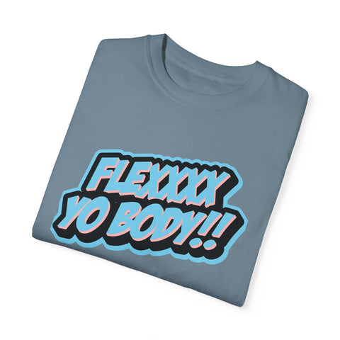 Miami Vice Flexxxx Yo Body!! Unisex Garment-Dyed T-shirt