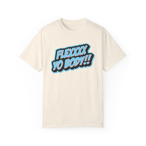 Miami Vice Flexxxx Yo Body!! Unisex Garment-Dyed T-shirt