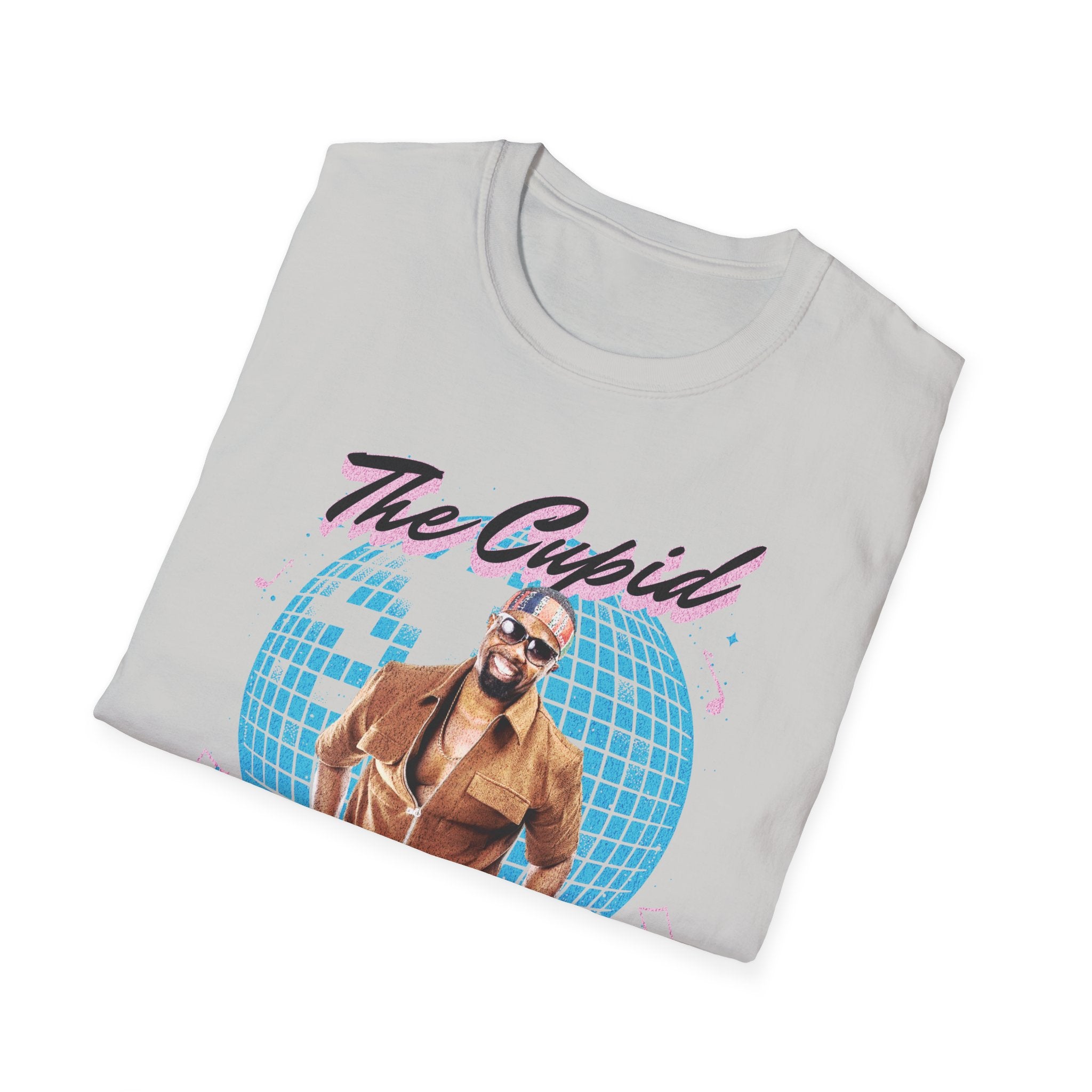 ★Dunst★ UNISEX CUPID ARCH BACK LOGO TSHIRT MELANGE GREY_UD adidas Originals CUPID TEE - Print T-shirt - grey strata