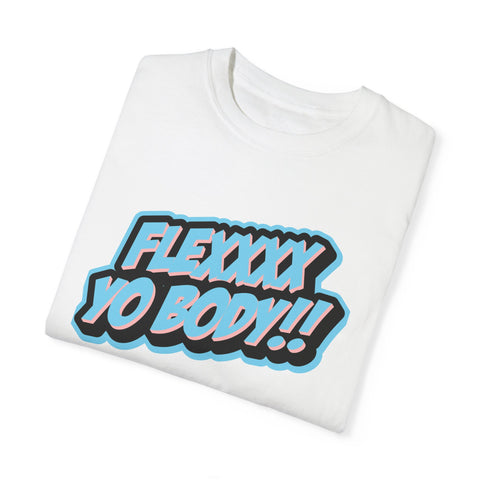 Miami Vice Flexxxx Yo Body!! Unisex Garment-Dyed T-shirt