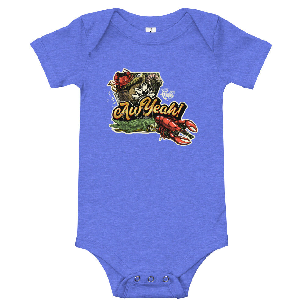 Aw Yeah! Baby short sleeve one piece – NewCupidMerch
